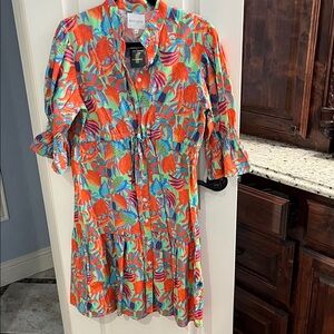 Marigold NWT Tropical Floral Print Dress
